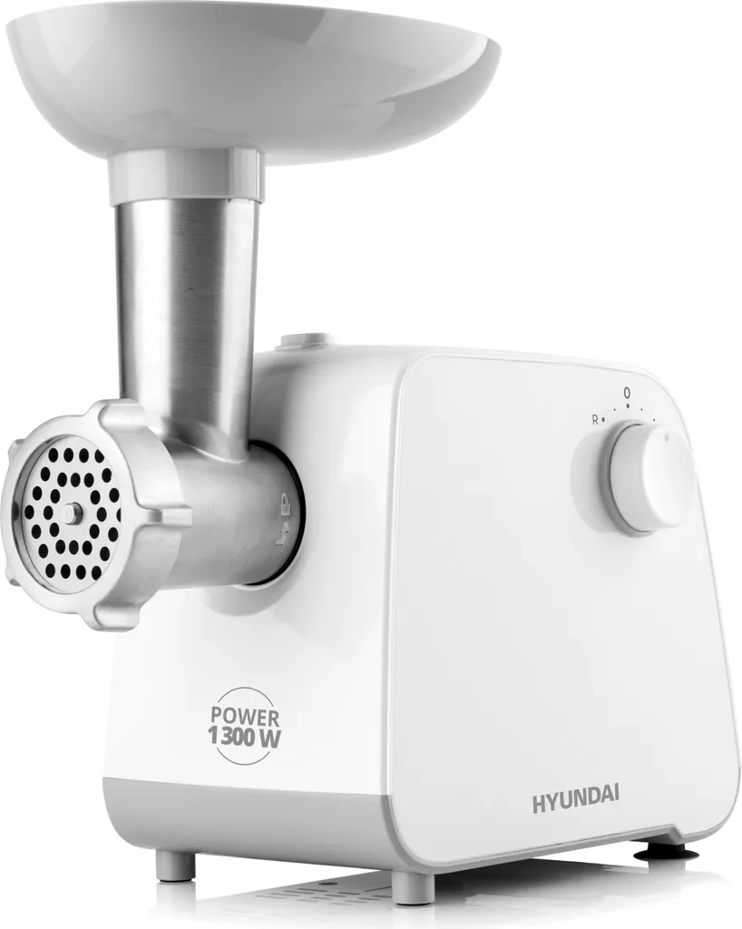 Tritacarne Professionale Casa Hyundai 1300W | Acciaio Inox Robusto