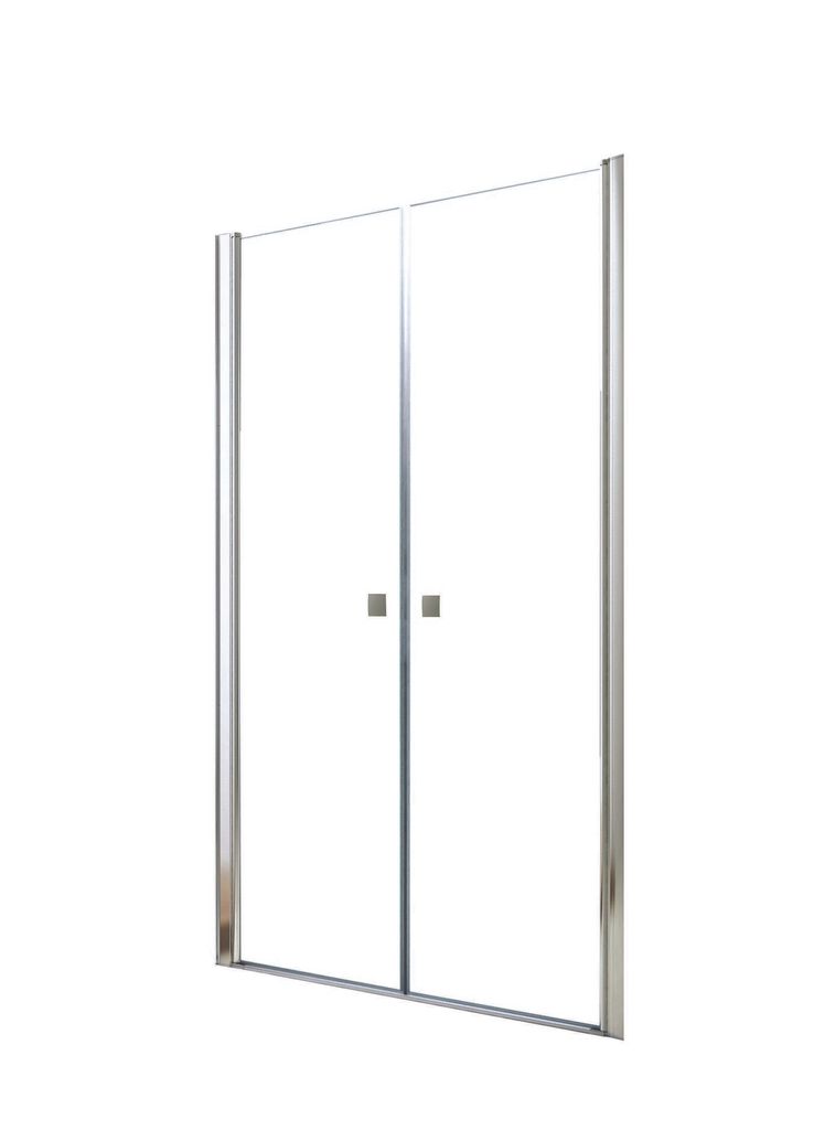 ONDEE ZEN – FRISCO-Duschflügeltüren – Chromausführung – Transparent – 90 x 194,5 cm