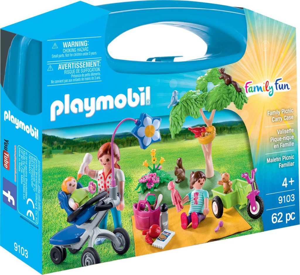 PLAYMOBIL Family Fun Valigia Picnic di famiglia -9103 Immagine del prodotto 