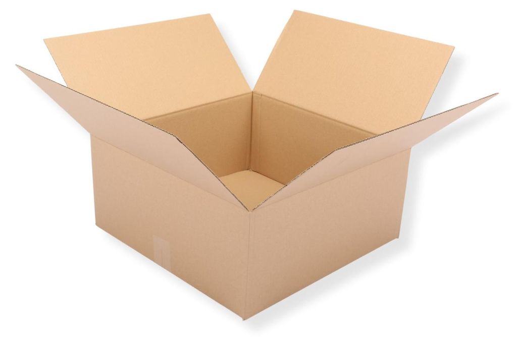 450 x 450 x 200 mm Karton 1-wellig 1.02 B-Welle 50 Stück Produktbild 