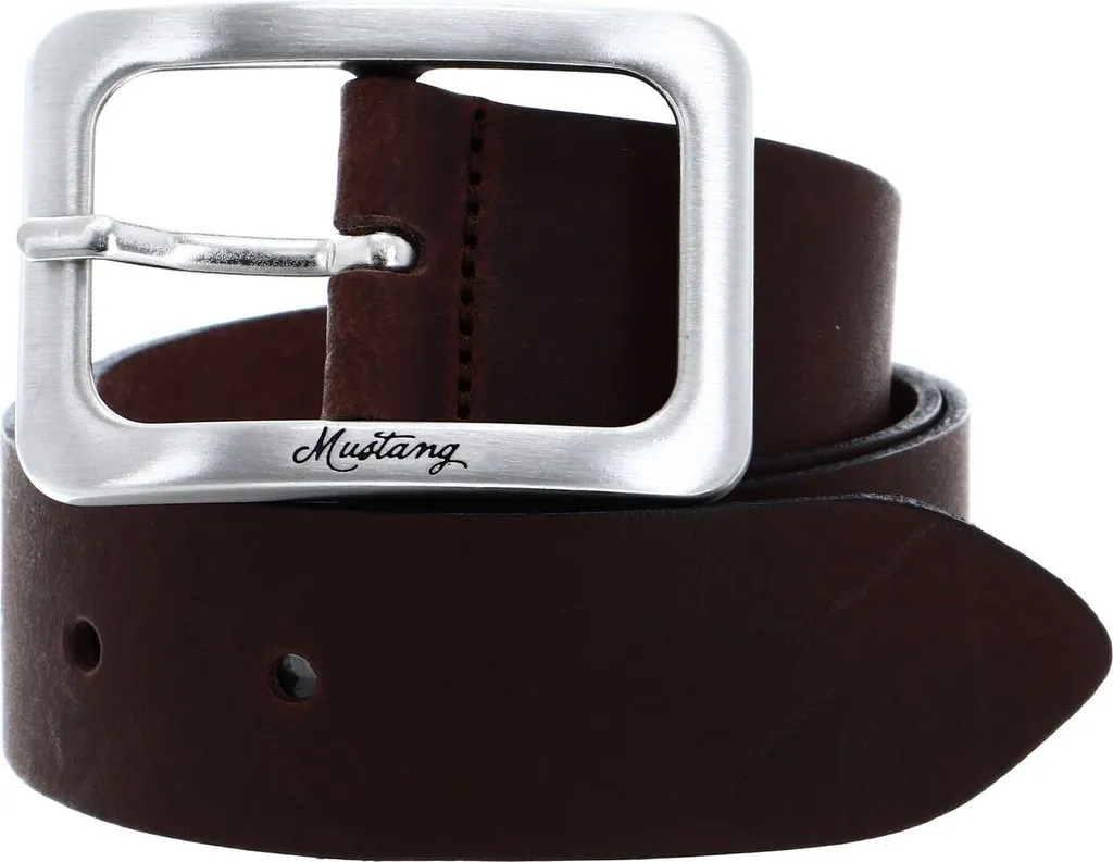Cintura MUSTANG Donna in Vera Pelle Testa di Moro 3.5cm W95 Originale