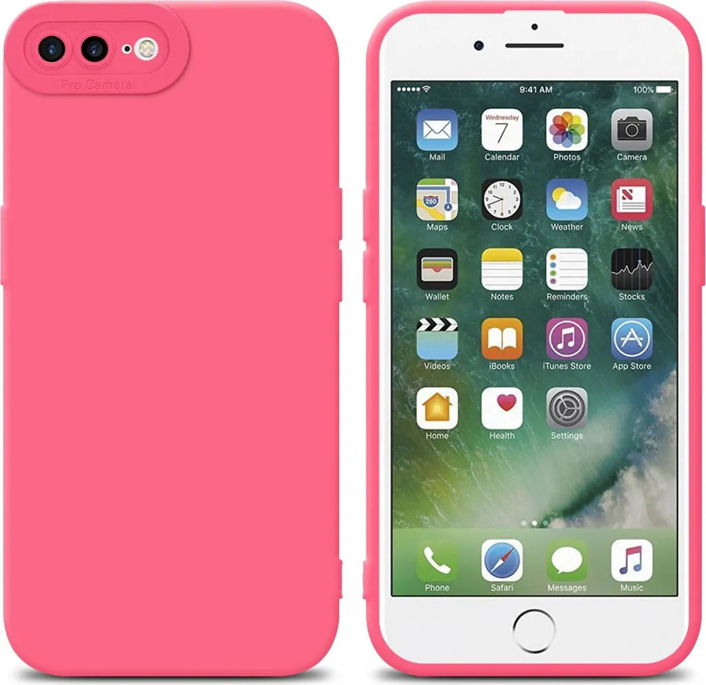 Cover Rossa iPhone 7 Plus / 8 Plus Cadorabo - Look Chic e Sicuro