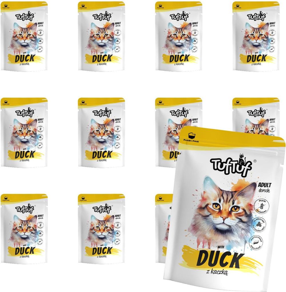 Katzenfutter - Mettwurst mit Ente - 1kg - Nassfutter - Produktbild 