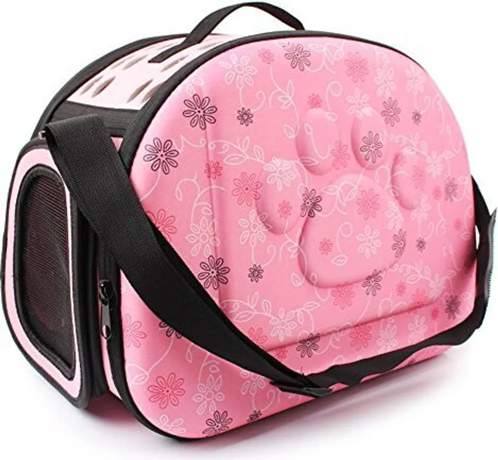 Borsa Trasporto Animali Rosa | Trasportino Cane Pieghevole Traspirante