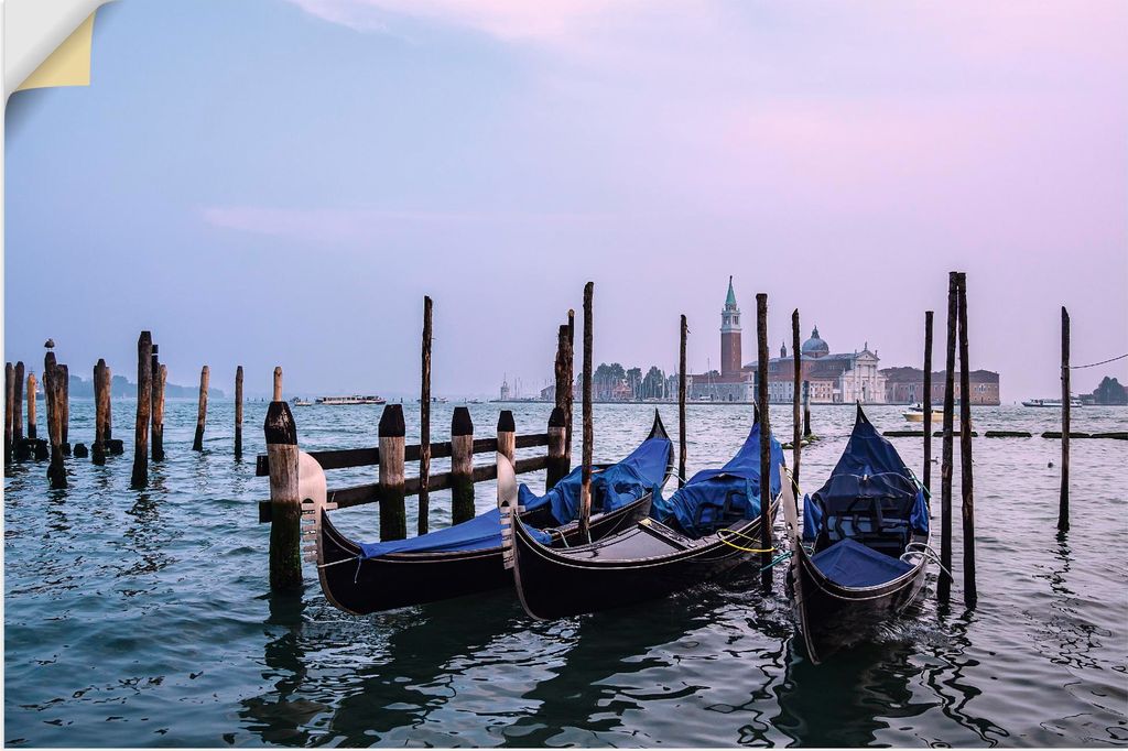 ARTland Wandbild, selbstklebend Blick auf Insel San Giorgio Maggiore Größe: 60x40 cm