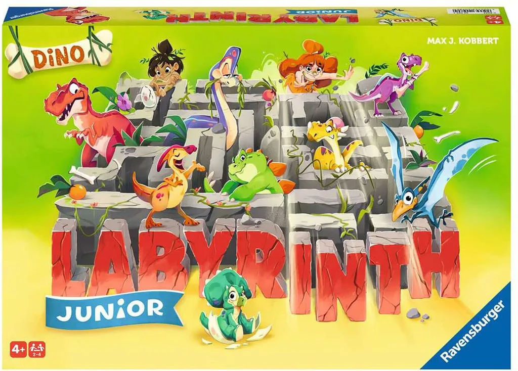 Jeu de Labyrinthe Junior Dinosaures, Premier Jeu de Plateau Enfant 4 ans