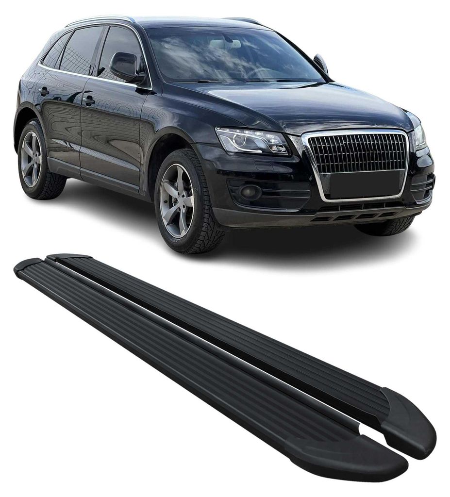 Marchepieds latéraux pédale pour Audi Q5 8RB 2008-2017 Noir Image du produit 