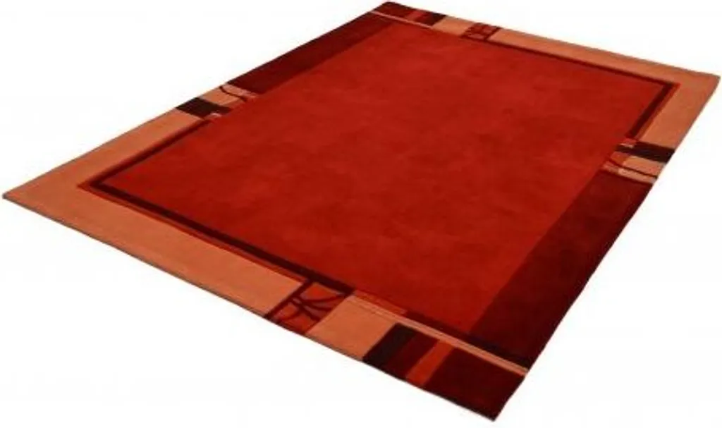 Tapis Phoenix 2147-03 rouge 70x140 cm : élégance et design moderne