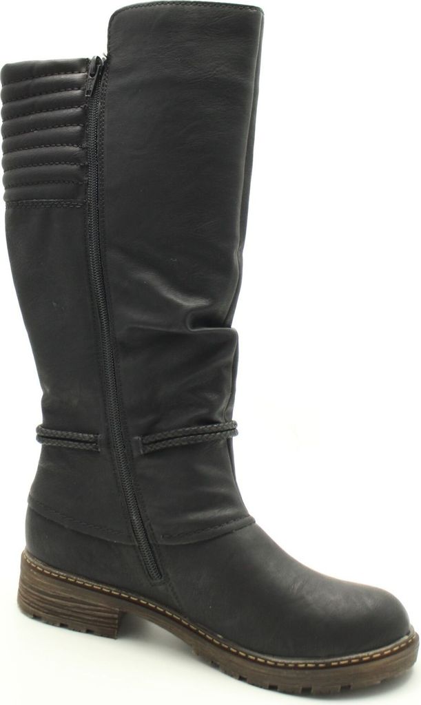 Rieker Damen Stiefel Warmfutter Z4776 Schwarz Größe 38 EU