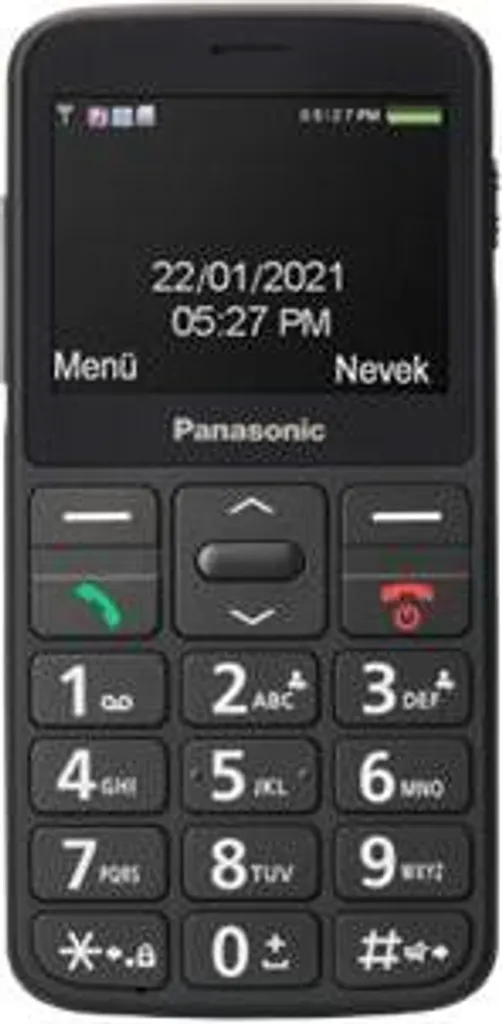 Telefono Facile Panasonic KX-TU160 Nero | USB-C e Schermo 2.4"