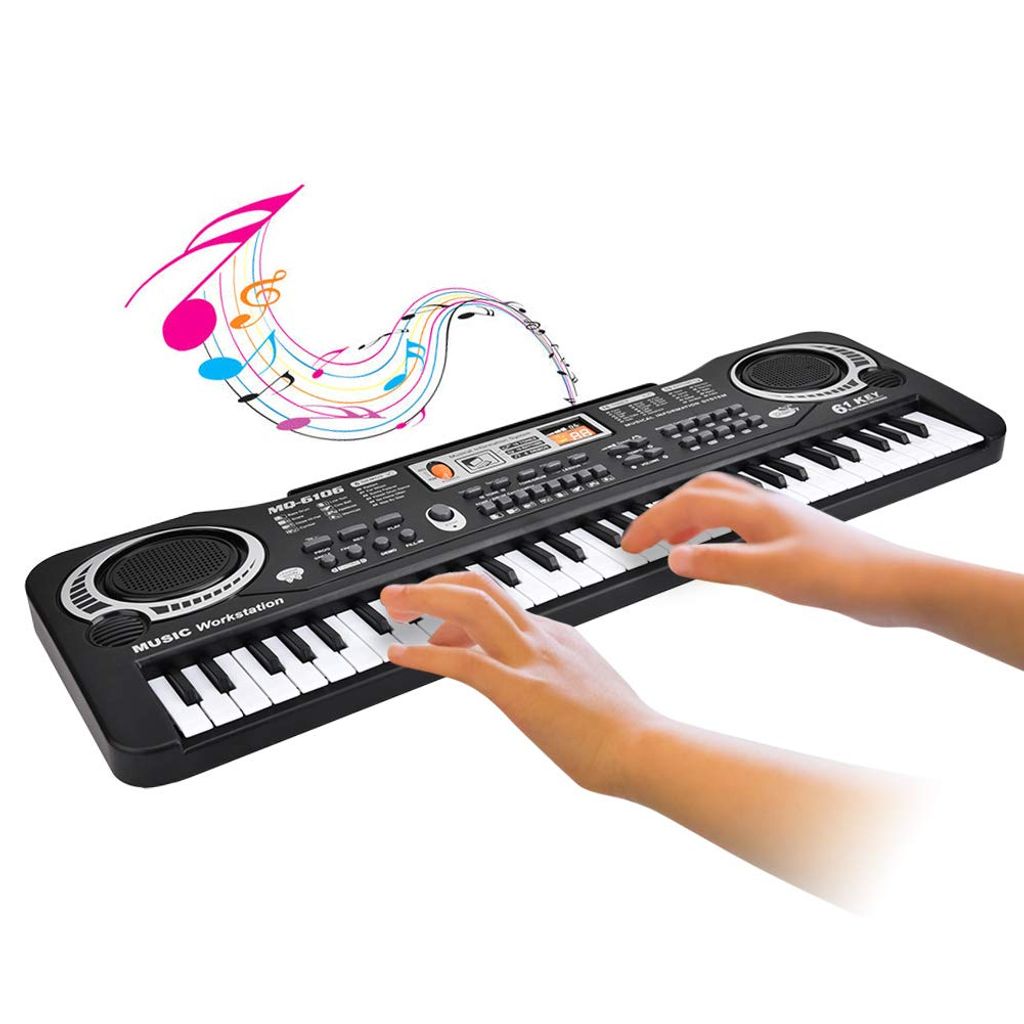 61 Tasten Digitale Elektronische Tastatur  Für Kinder Geschenk Spielzeug DE 