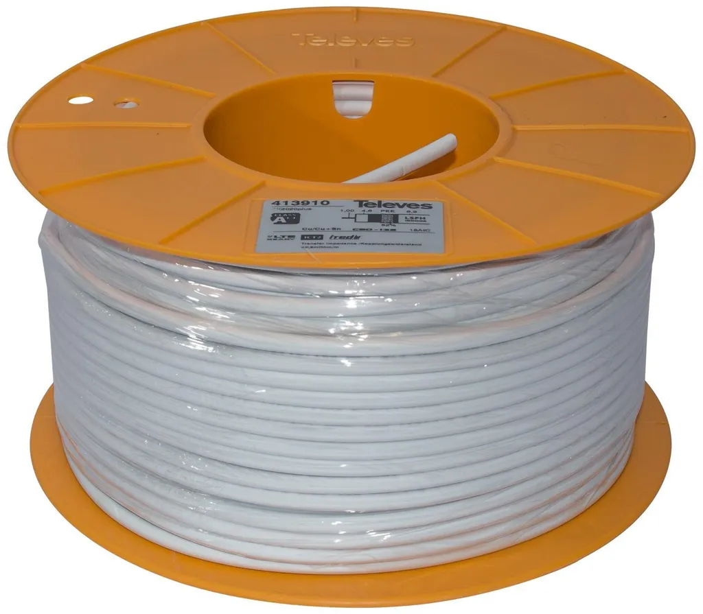 Câble coaxial anti-interférences TELEVES SK2020PLUS 100m CPR B2ca - 6