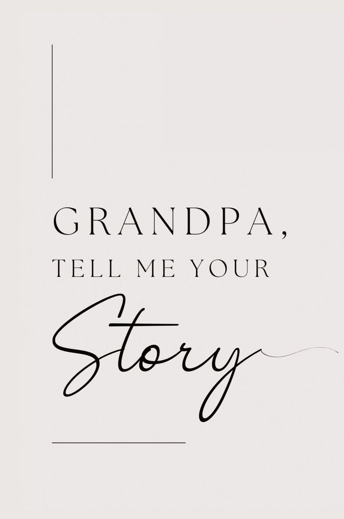 Grandpa, tell me your story (Hardback)