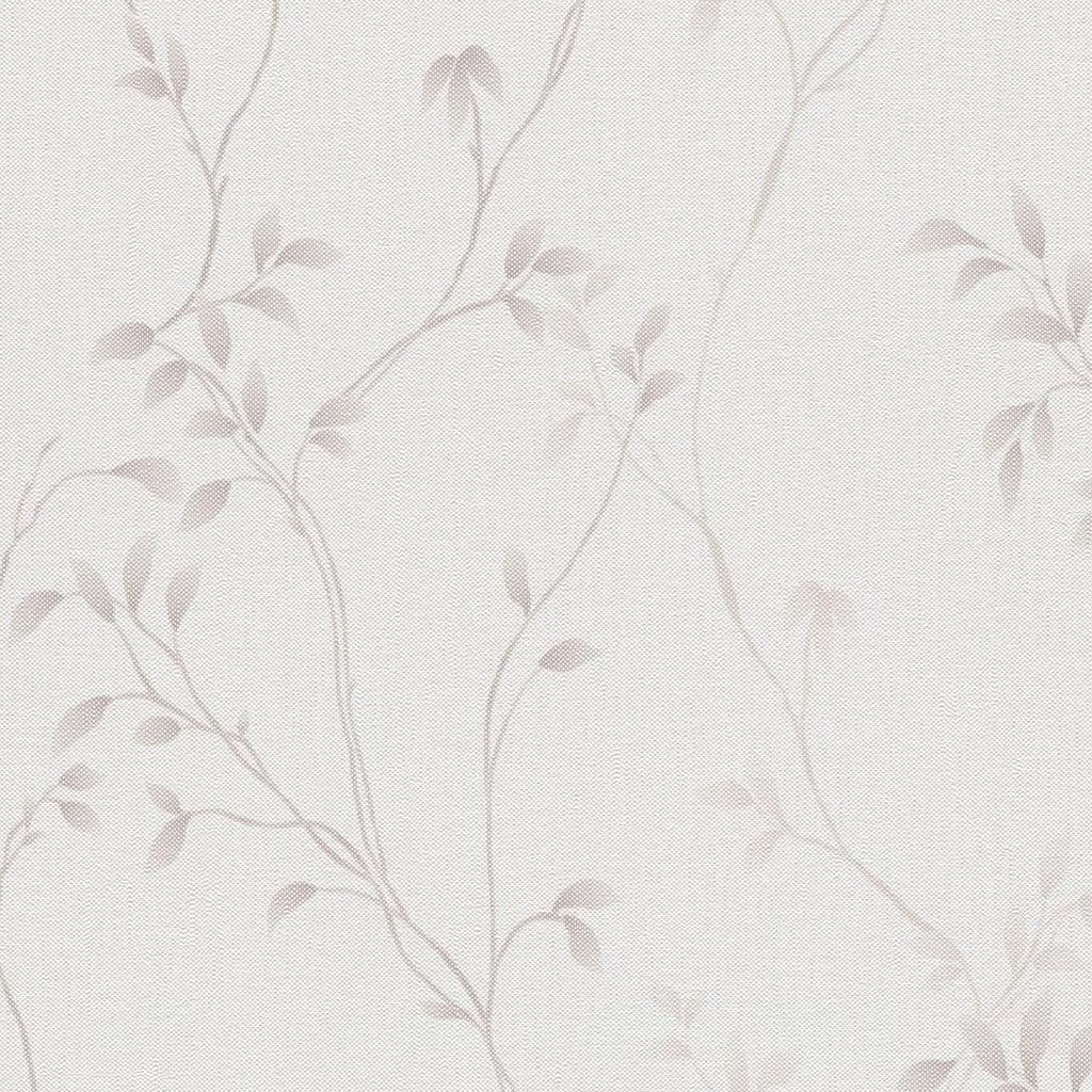 Pflanzen-Tapete Beige Creme – Vliestapete mit Zweigen – Florale Mustertapete dezent AS-Creation (KG-174522)