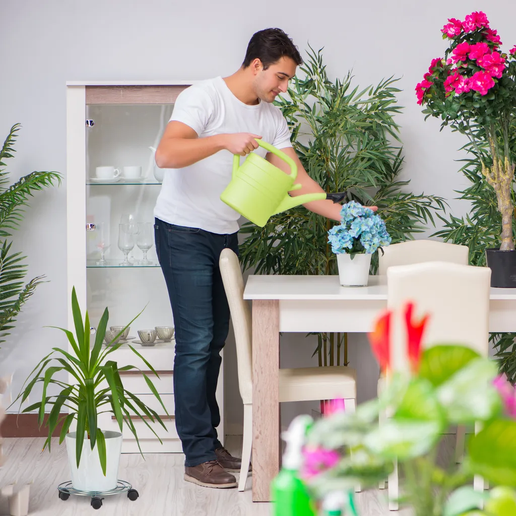 Déménageur de Pot de Fleurs avec Frein pour Déplacement Facile Lot de 4