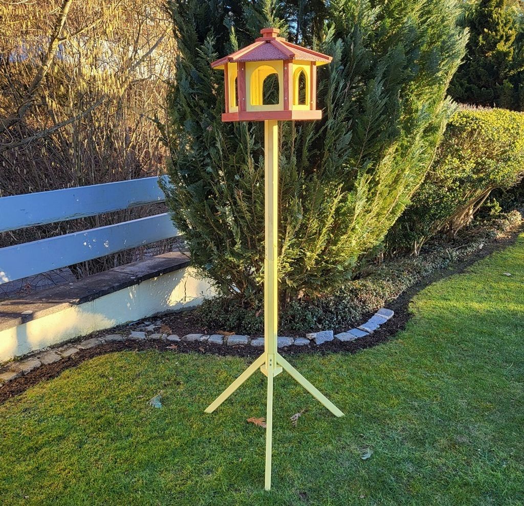 Vogelhaus CHIEMSEE XL mit Ständer Vogelfutterhaus Produktbild 