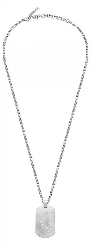 Collier Police PEAGN0009603 acier inoxydable argenté poli pour hommes