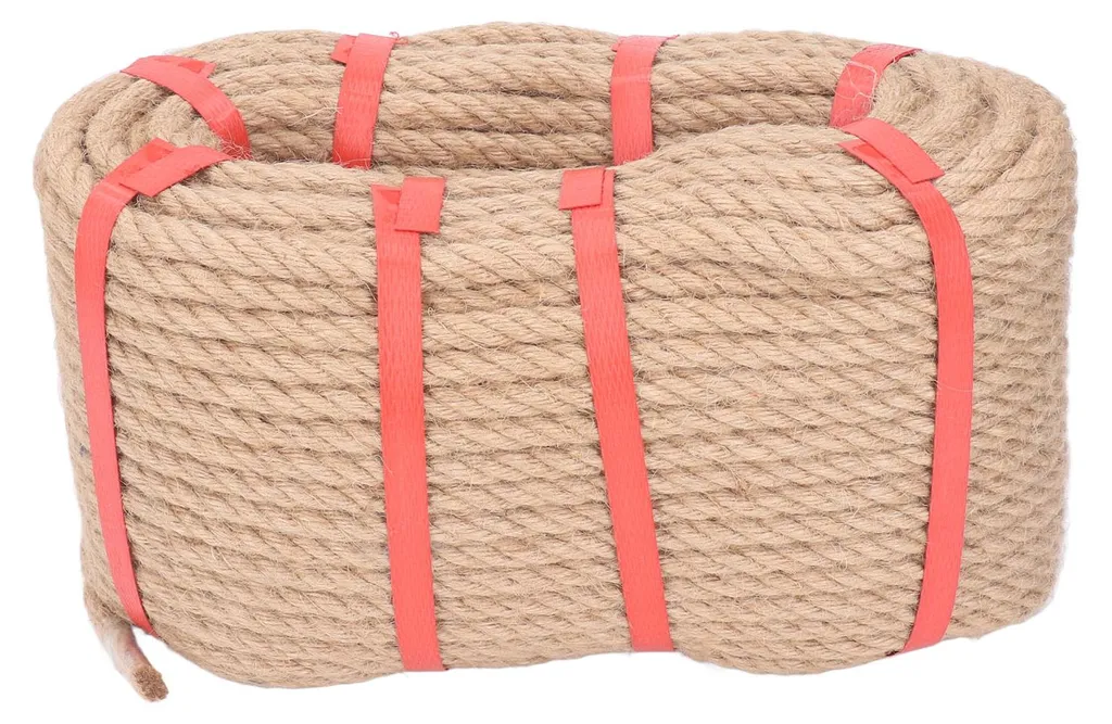 Corde en jute 10 mm de 50 m : solution naturelle pour vos travaux DIY