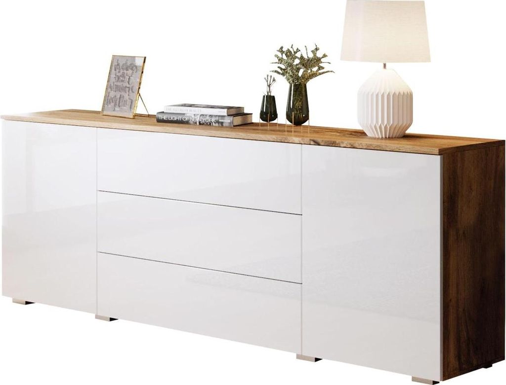 MIRJAN24 Kommode Awit 150 Highboard mit 3 Schubladen und 2 Produktbild 