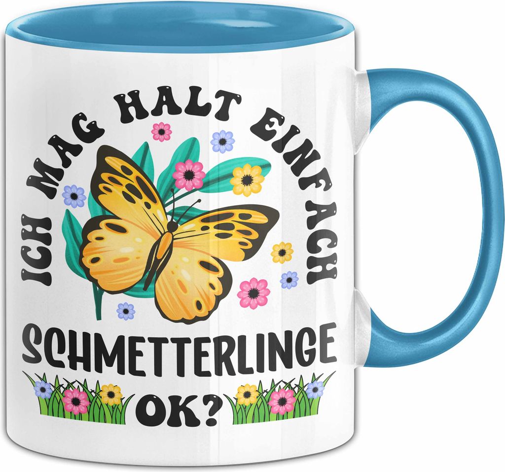 Schmetterling-Liebhaber Tasse Geschenk Ich Mag Halt Einfach Produktbild 