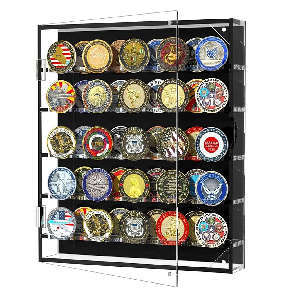 Vitrine à médailles, « Défi militaire », avec étagères Image du produit 
