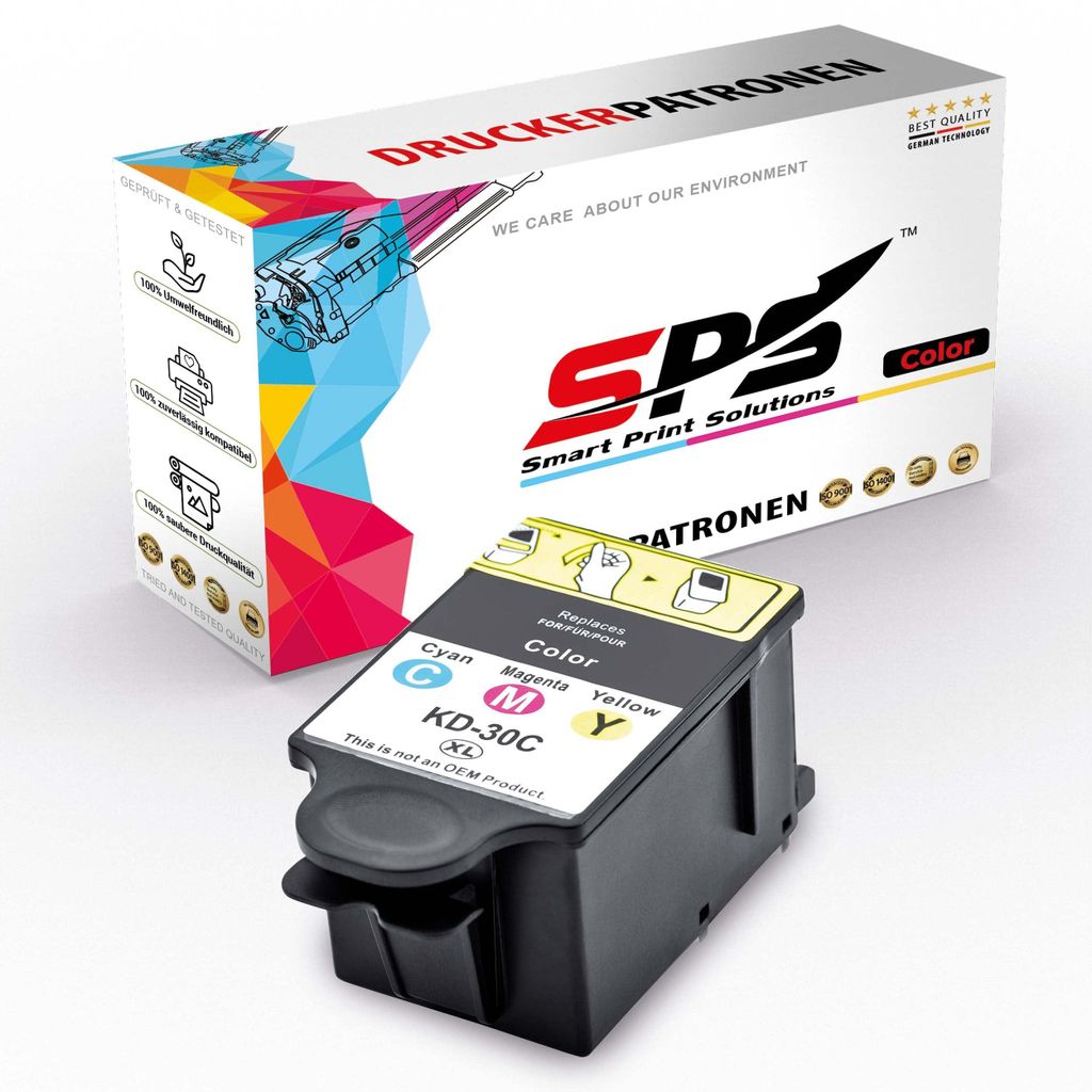 30XL Tintenpatrone Kompatibel für Kodak ESP-C 315 | Mehrfarbig