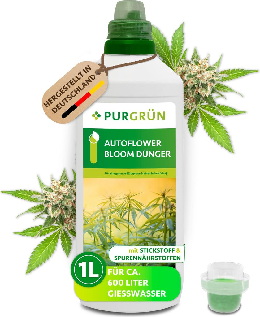 Purgrün Autoflower-Bloom-Dünger 1 Liter,