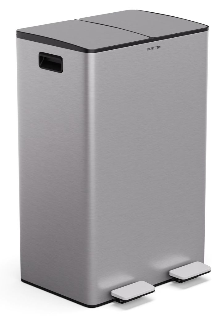 Klarstein moderný kuchynský odpadkový kôš 60 l (2x30 l), Obrázok produktu 