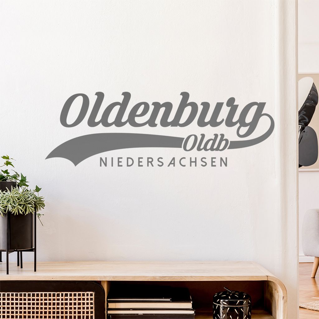 Oldenburg Niedersachsen Wandtattoo Wandaufkleber Wall Sticker - Dekoration, Küche, Wohnzimmer, Schlafzimmer, Badezimmer