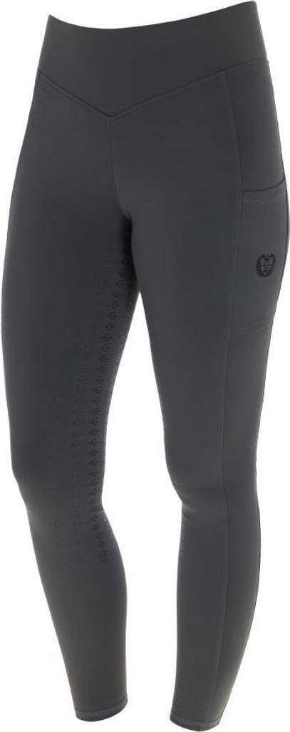 Covalliero Kinder Reitleggings Anniversary Tights graphite 2025, Größe:164/170