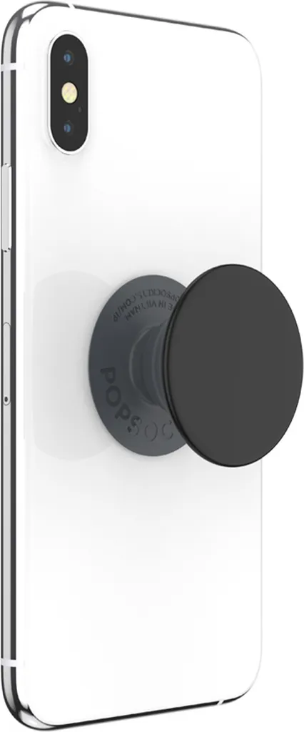 PopSockets PopGrip Basic Noir - Support et Poignée pour Smartphone