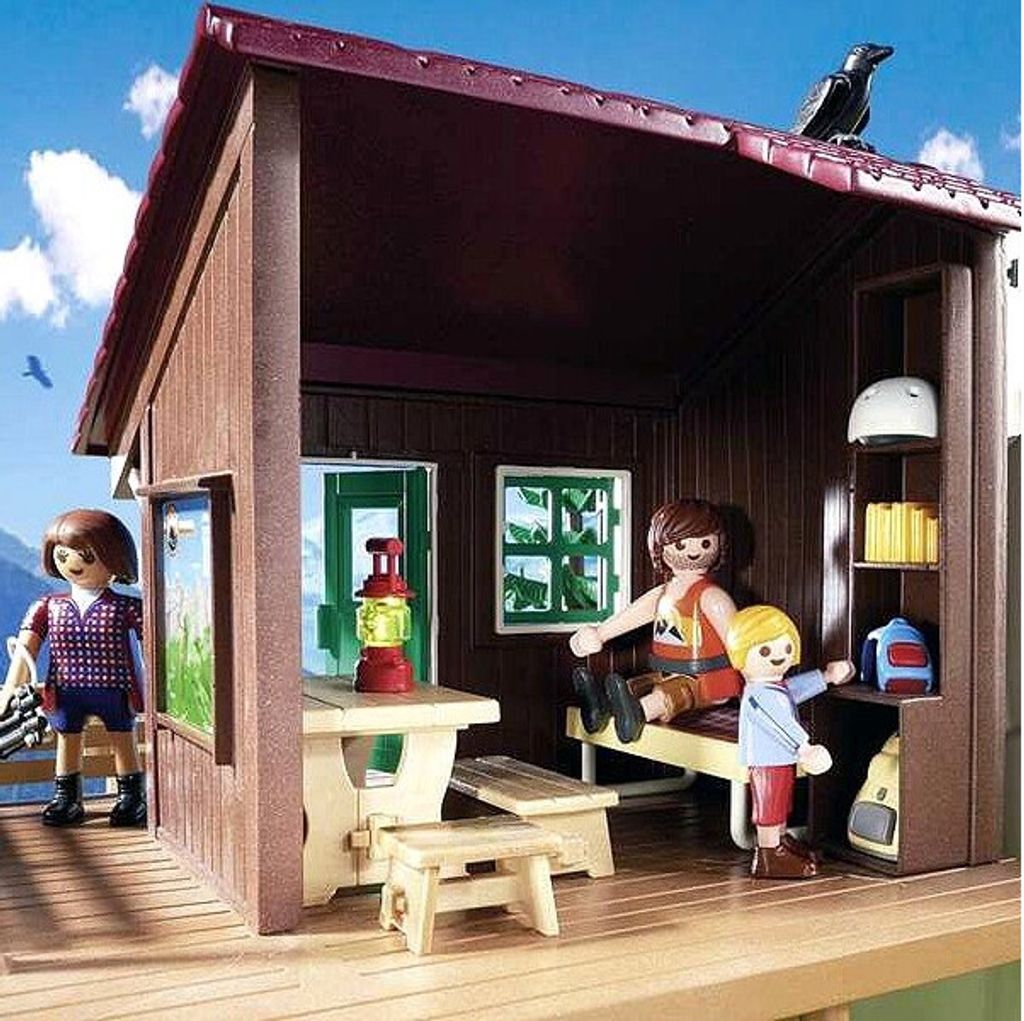 PLAYMOBIL 9126 - Kletterfels mit Berghütte Produktbild 7