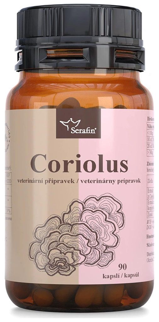Coriolus- přírodní bylinné kapsle 90 tobolek-pro lepší Obrázek produktu 