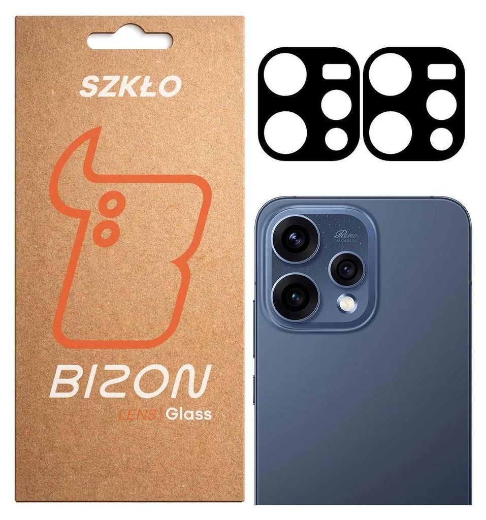 2x Gehärtetes Glas für die Kamera für Oppo Reno 15, Bizon Produktbild 