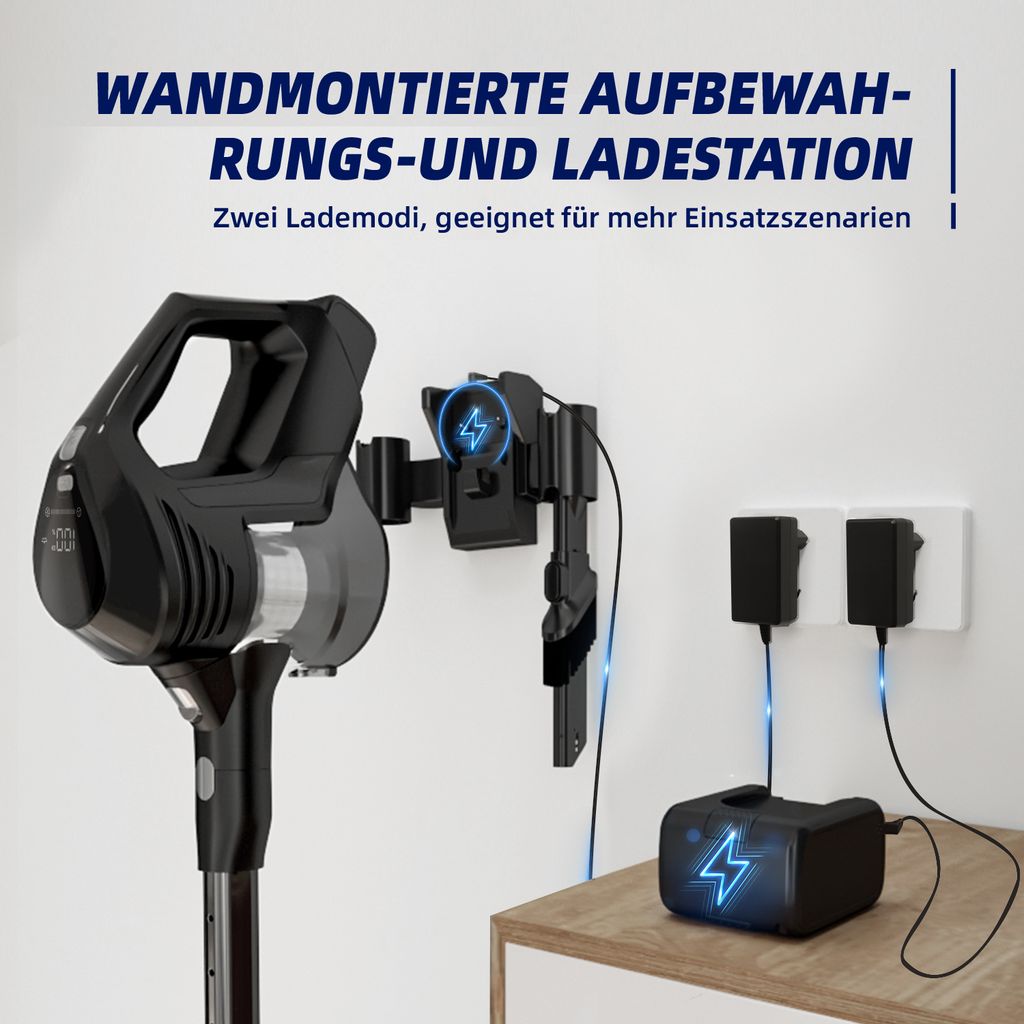 Aiibot 45000Pa Akku Staubsauger Bis zu 50 Min Laufzeit,600W Produktbild 9