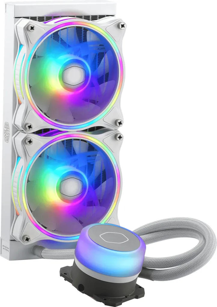 Refroidisseur CPU Cooler Master ML240 Illusion White avec pompe ARGB 240mm