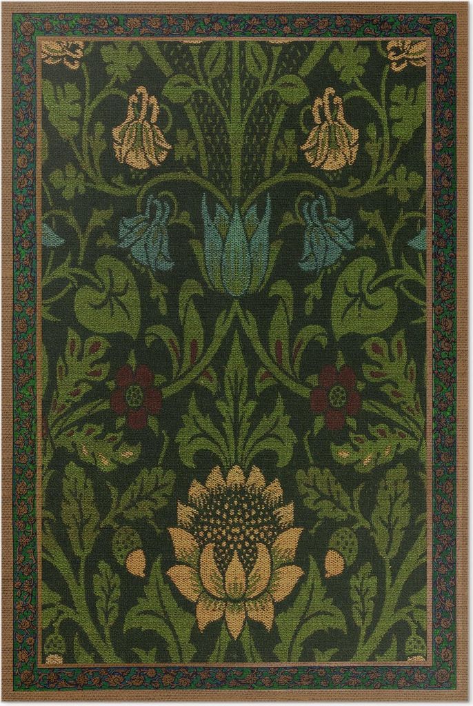 Floral von William Morris – Vinylteppich – 150x225 cm – Indoor Teppich – Flur – Pflegeleicht – Modern