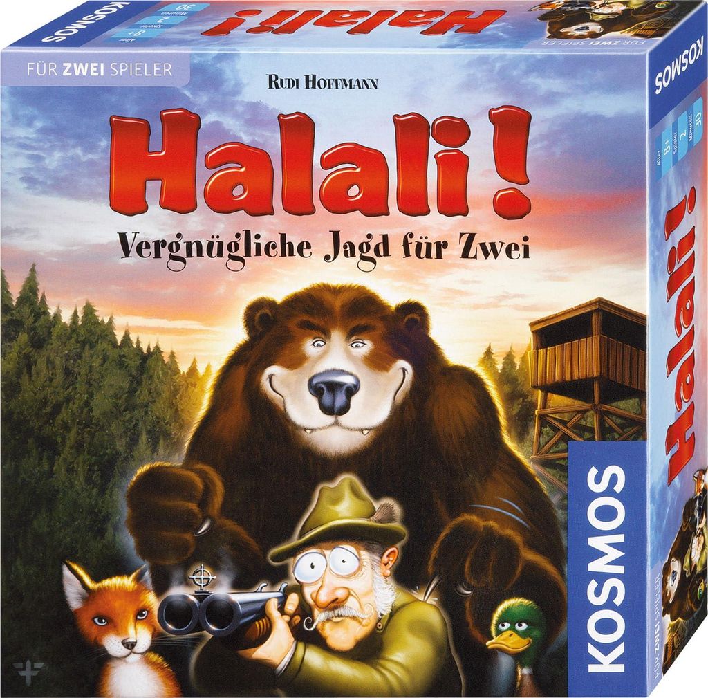 KOSMOS Halali  Vergnügliche Jagd für Zwei, Jeu de chasse, Image du produit 