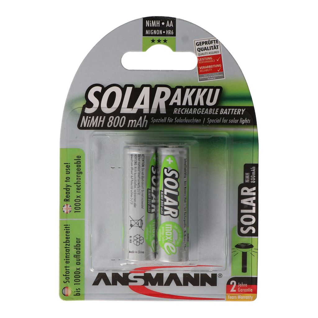 Ansmann 5035513 1x2 Ansmann maxE NiMH Akku Mignon AA 800 Obrázek produktu 