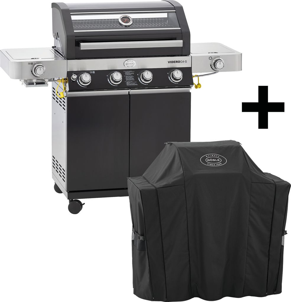 RÖSLE "RÖSLE BBQ Gasgrill Videro G4-S Vario+ schwarz 2025" Produktbild 9