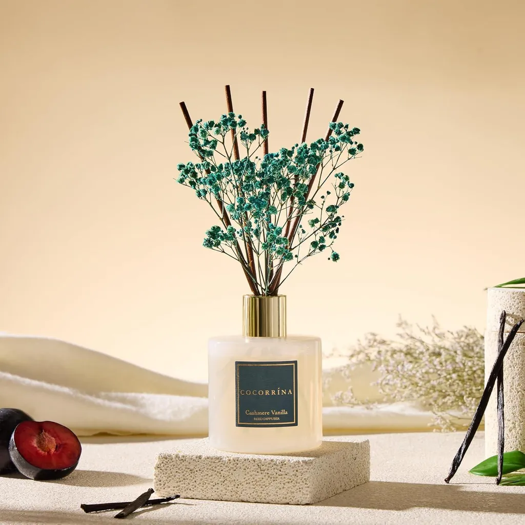 Diffuseur de Parfum à Bâtonnets Cachemire Vanille - Parfum Maison 200ml - 5