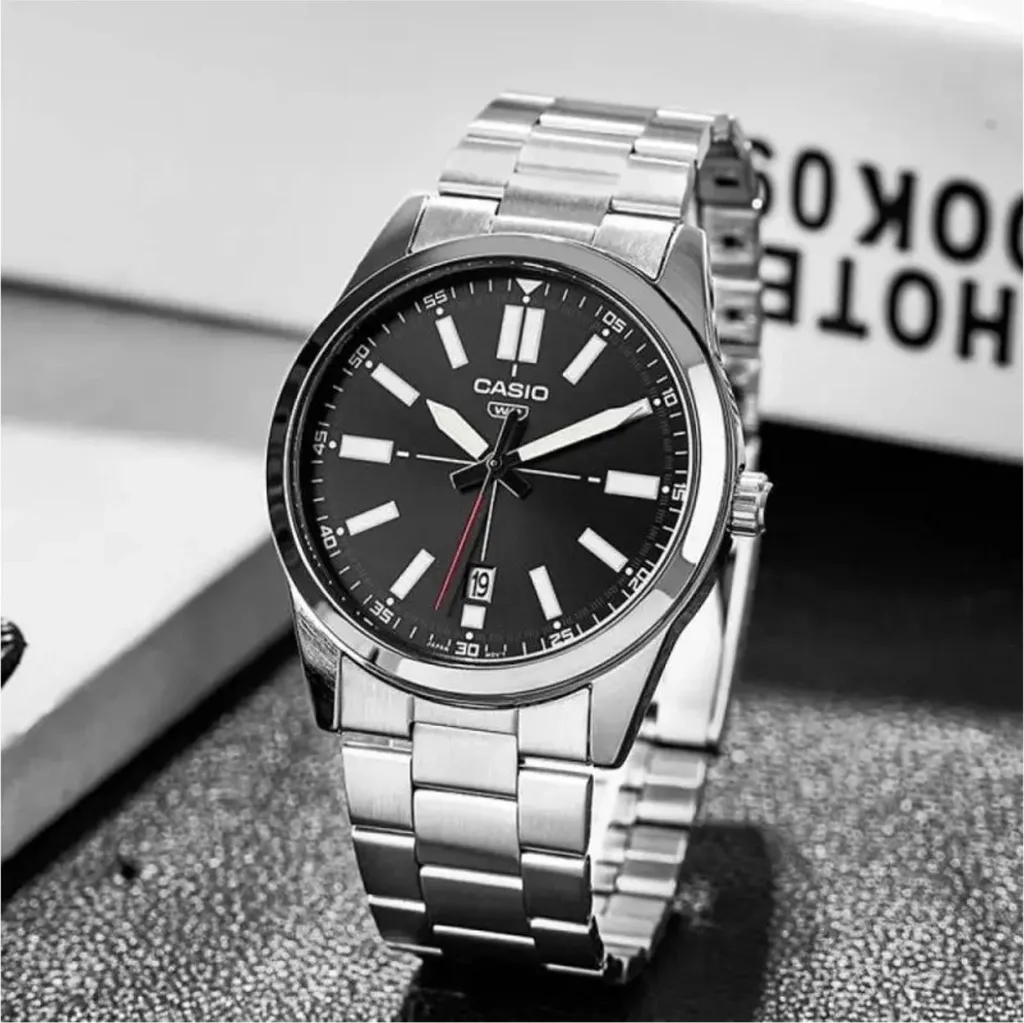 Casio Orologio Maschio Mtp-Vd02D-1E (Zd217B) + Scatola - 3