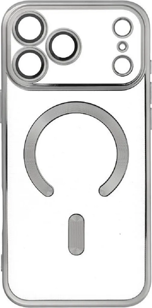 Cover iPhone 17 Air con Protezione Fotocamera e MagSafe Titanio