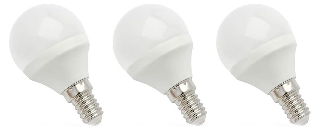 Spectrum E14 LED Lampe 6W 520lm 3000K Warmweiß 230V 3 Stück Produktbild 