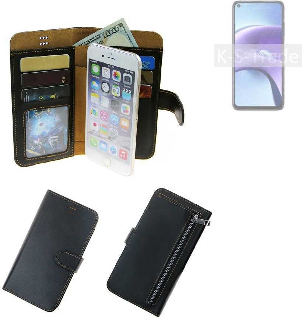 K-S-Trade Schutz Hülle kompatibel mit Xiaomi Redmi Note 9T Klapphülle Case Phone cover Slim Handytasche Handy Hülle schwarz aus Kunstleder (1 Stk)