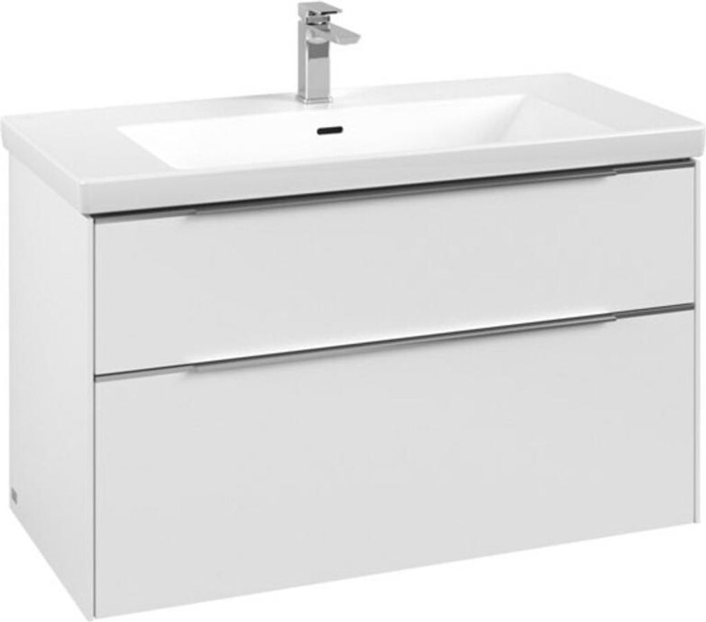 Villeroy & Boch Subway 3.0 Waschbeckenunterschrank, 2 Auszüge, 973x576x478mm, C57000VF