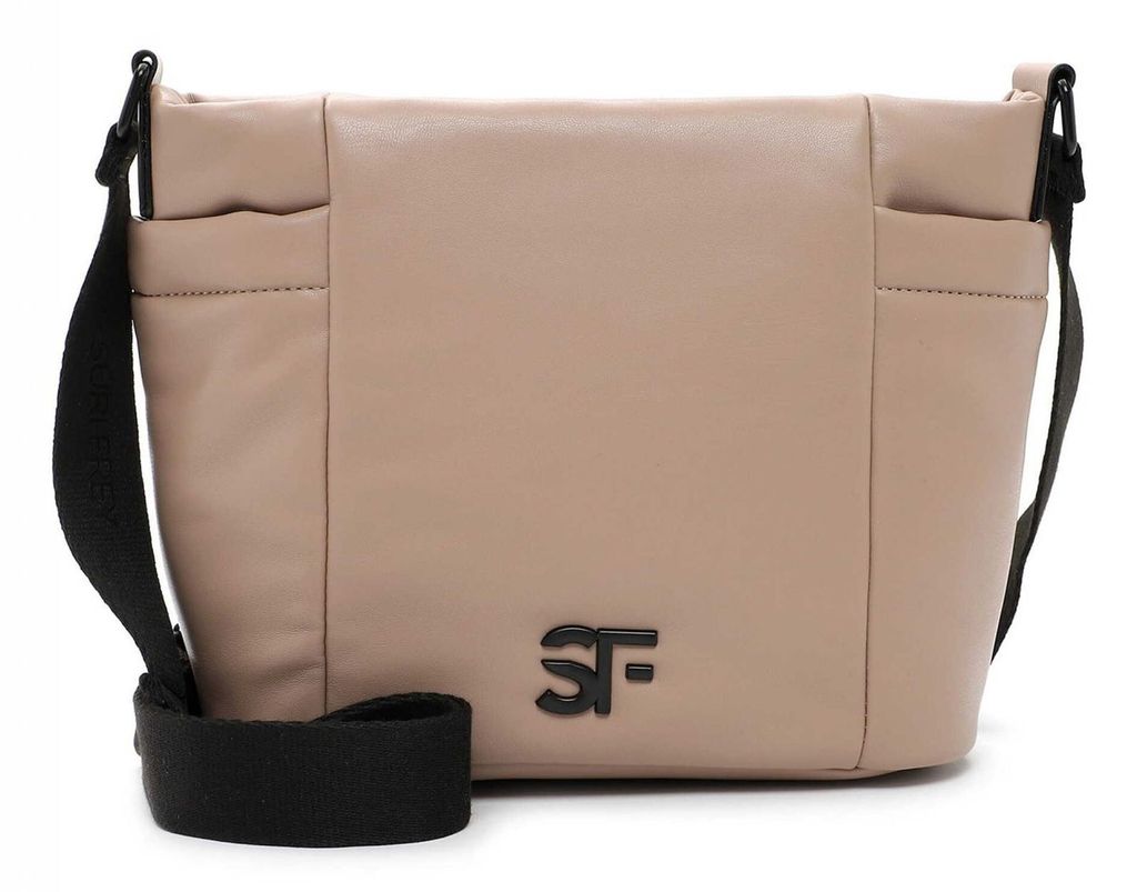SURI FREY Umhängetasche Baggy Handbag With Zipper Taupe
