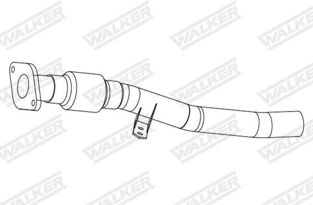 WALKER Auspuff-Wellrohr 10951 für RENAULT MEGANE III Grandtour (KZ0/1) 630mm 1,92kg