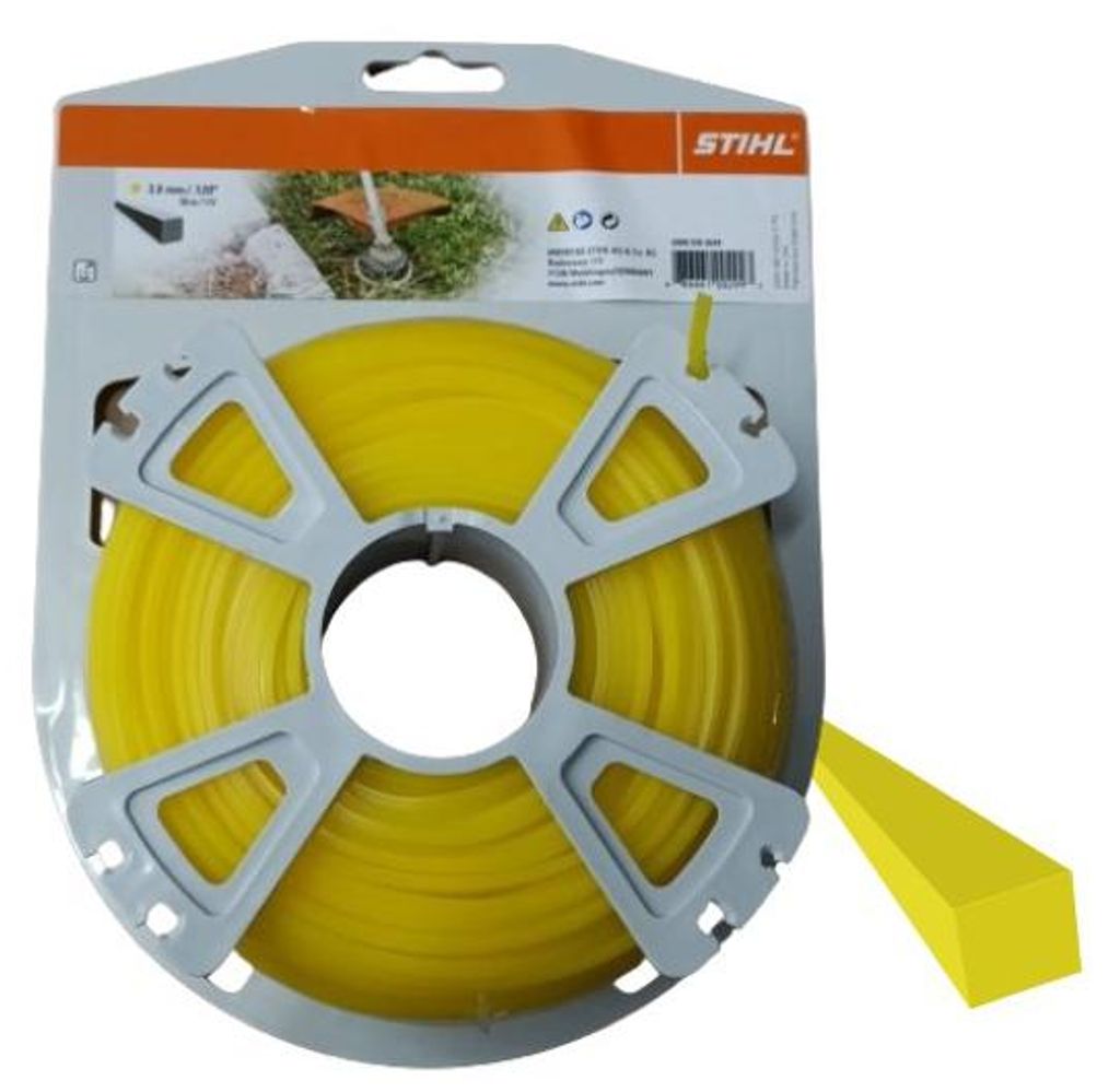 Stihl 00009302644, Rasentrimmer-Linie, Gelb, 53 m, 1 Produktbild 