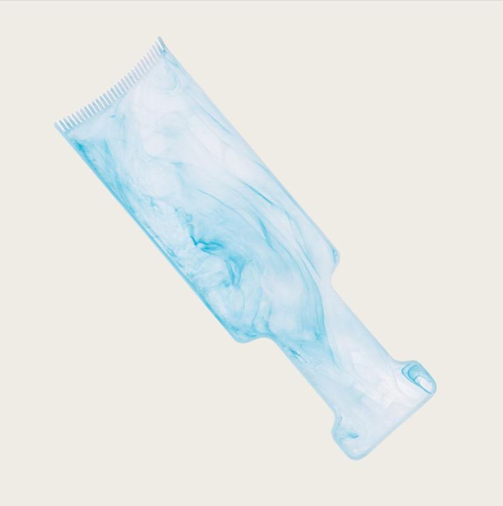 INF Haarfärbeplatte, Strähnchenplatte für Balayage, Haarfärbewerkzeug Blau